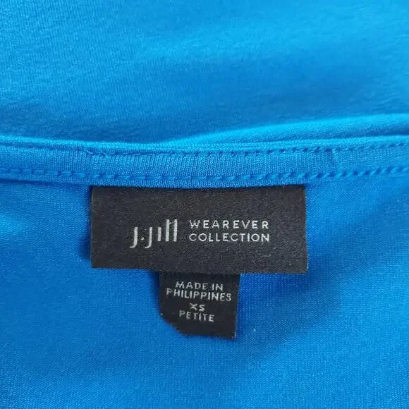 J. Jill Wearever Collection Royal Blue Sleeveless Dress Size XSP - Picture 10 of 10